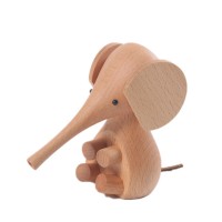 Creative Wood Knife elephant Doll Cute Home Decor Kids' Gift New 5 1/2 Inches   163075784389